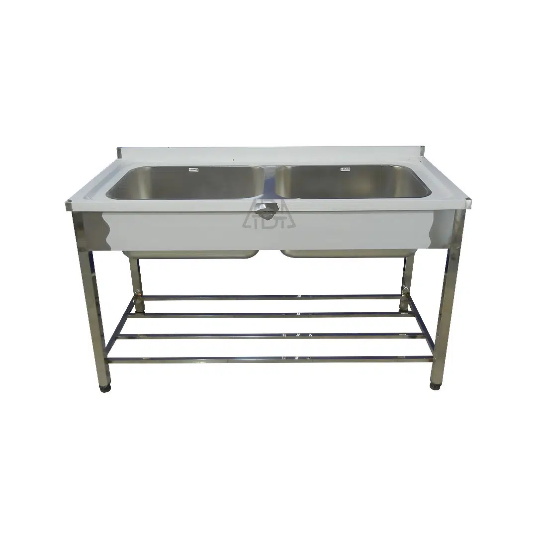 سینک ظرفشویی دو لگنه بزرگ پرسی 150 سانتی