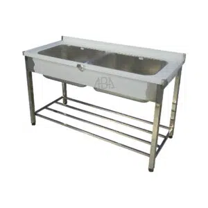 سینک ظرفشویی دو لگنه بزرگ پرسی 150 سانتی