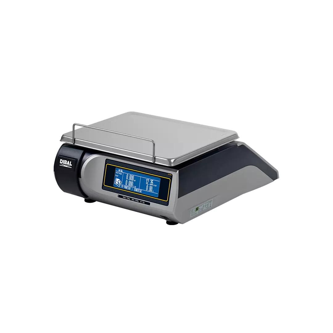 خرید ترازو دیجیتال فروشگاهی پرینتر دار دیبال مدل FLAT M-525