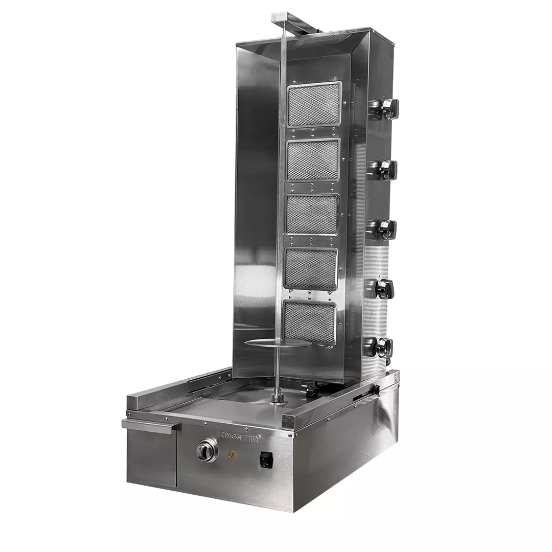 قیمت دستگاه فر کباب ترکی خارجی گریل دار 5 شعله تک سیخ