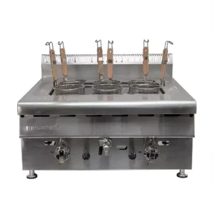 خرید پاستا ساز رومیزی صنعتی گازی 6 سبده کینگ بتر ABA