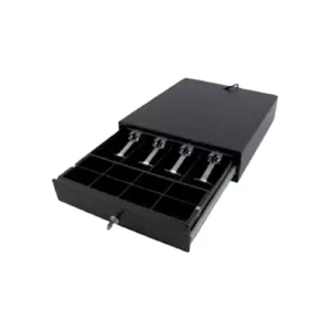 قیمت کشوی پول چهار خونه پلاستیکی مشکی Diba کشوی 4 خونه صندوق فروشگاهی