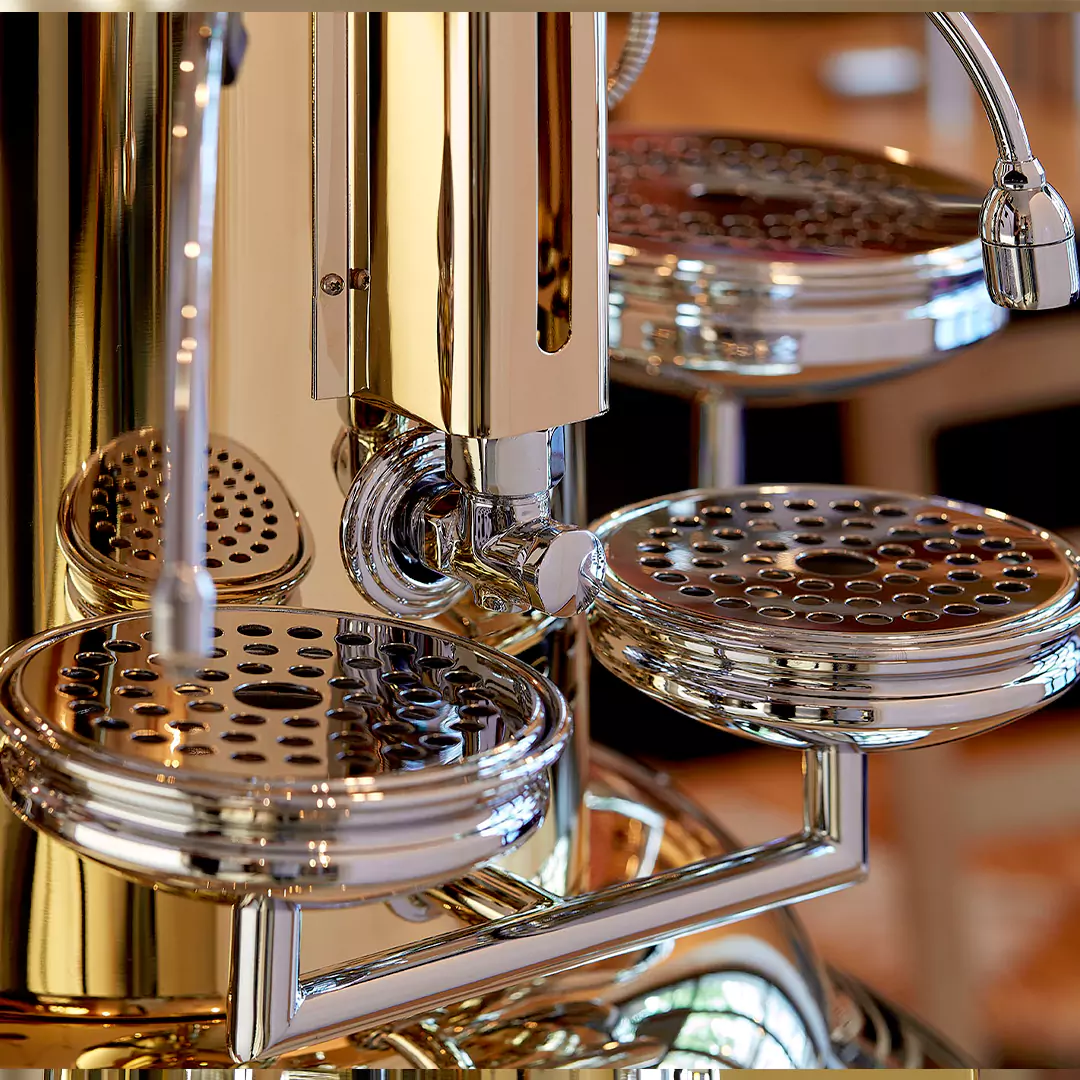 خرید دستگاه اسپرسو ساز حرفه ای دو گروپ ایگل بیزرا EAGLE DE 2GR GOLD