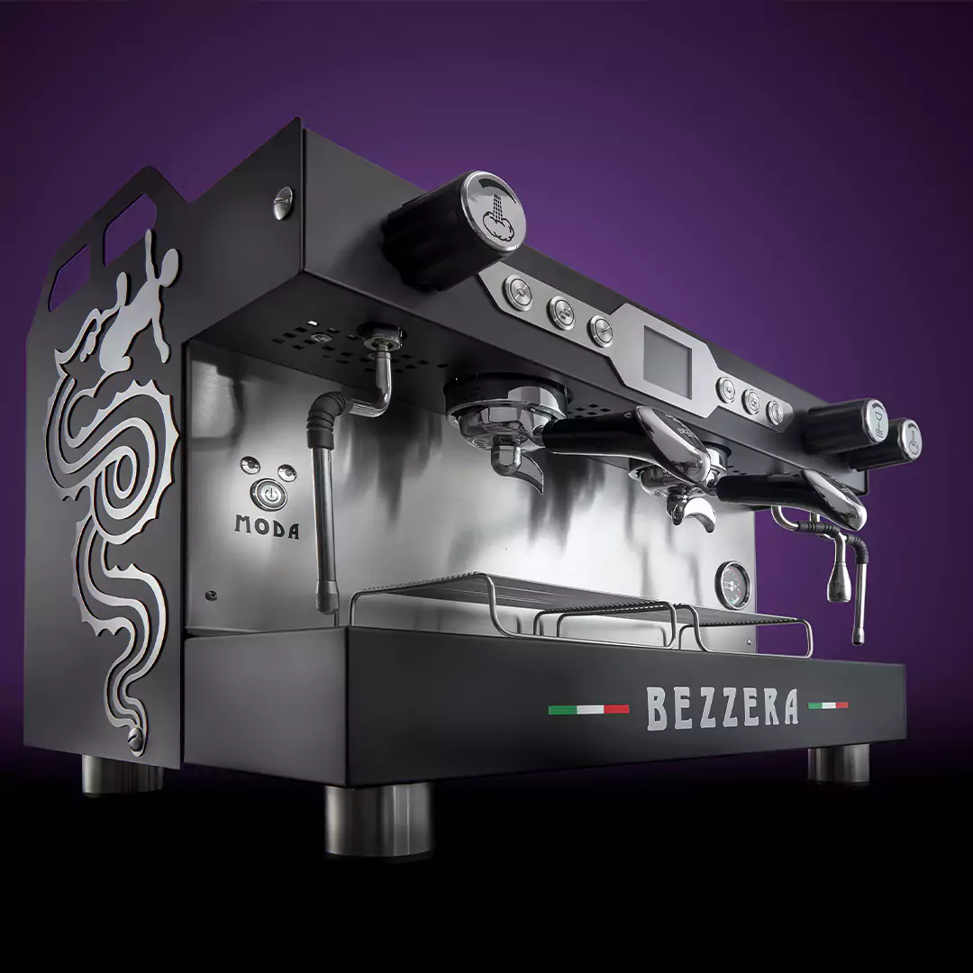 نمایندگی اسپرسو ساز دو گروپ اتومات بیزرا مدل MODA DE PID 2GR