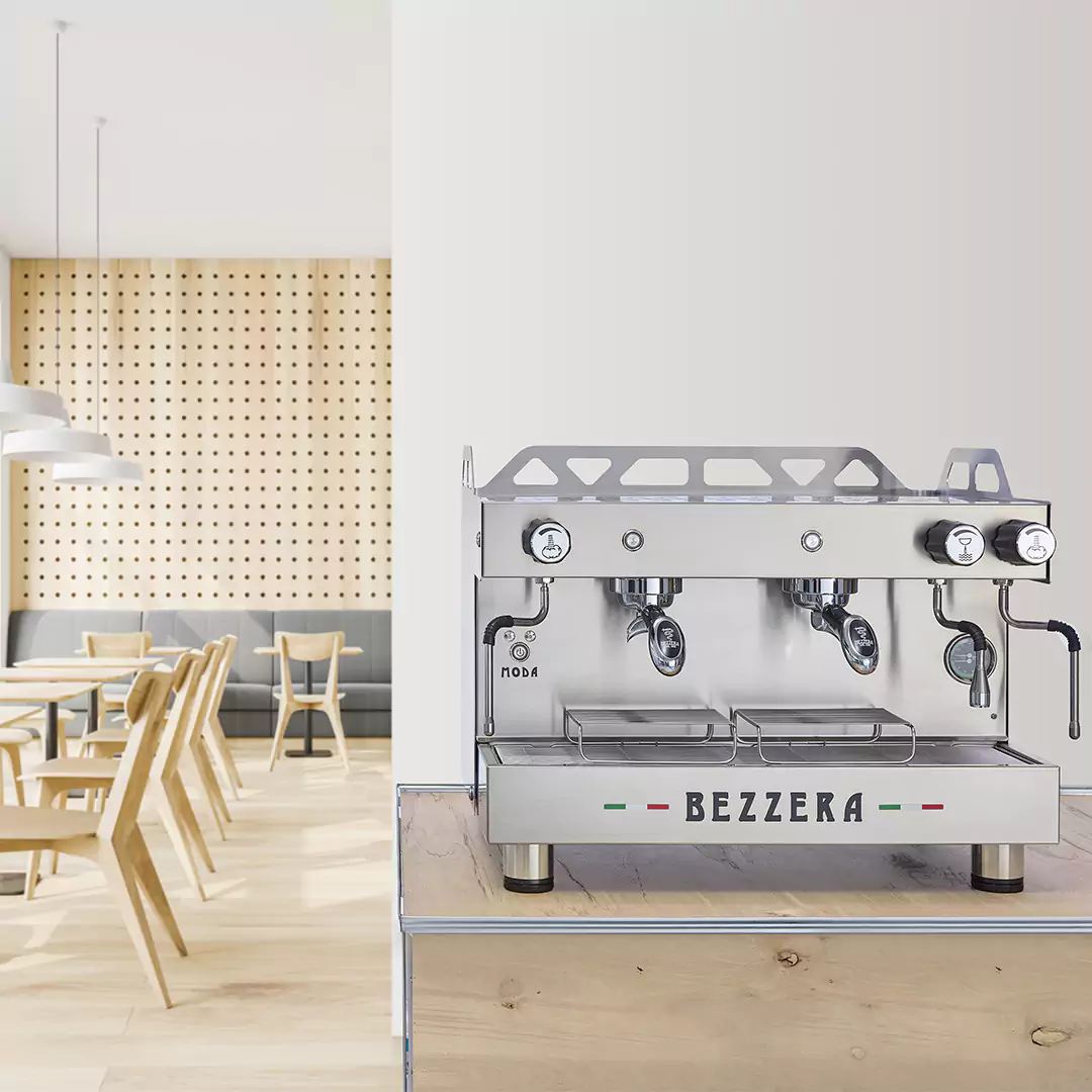 اسپرسوساز MODA دو گروپ اتومات بیزرا DE 2GR