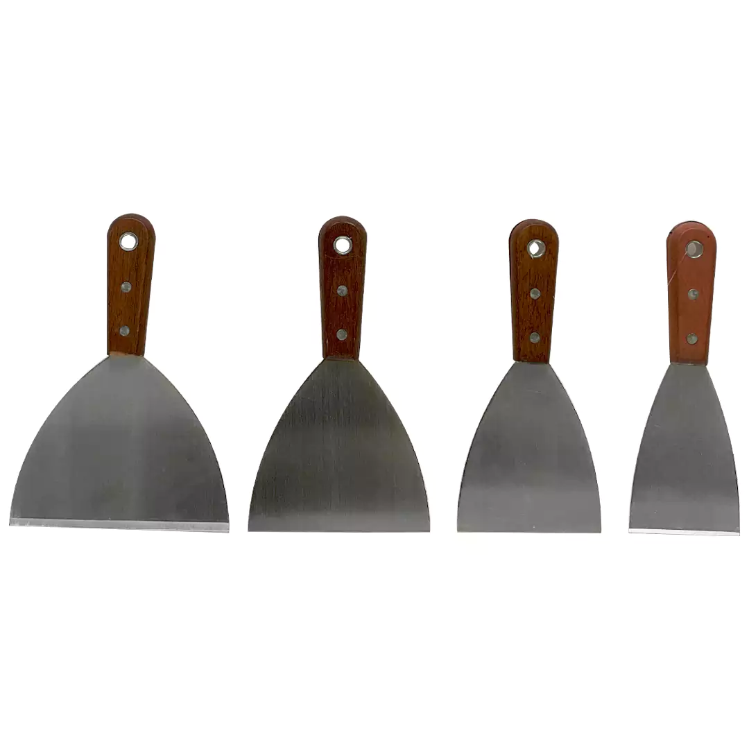 دسته اصلی ترین تجهیزات فست فود برگری کاردک استیل برگر دسته چوبی